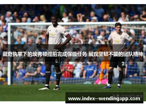戴奇执掌下的埃弗顿提前完成保级任务 展现坚韧不拔的团队精神 戴奇执掌下的埃弗顿提前完成保级任务 展现坚韧不拔的团队精神